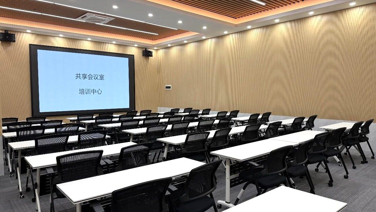深圳北培训室出租 | 可容纳56人 | 半天起租 | 近民治地铁站 | 24h空调